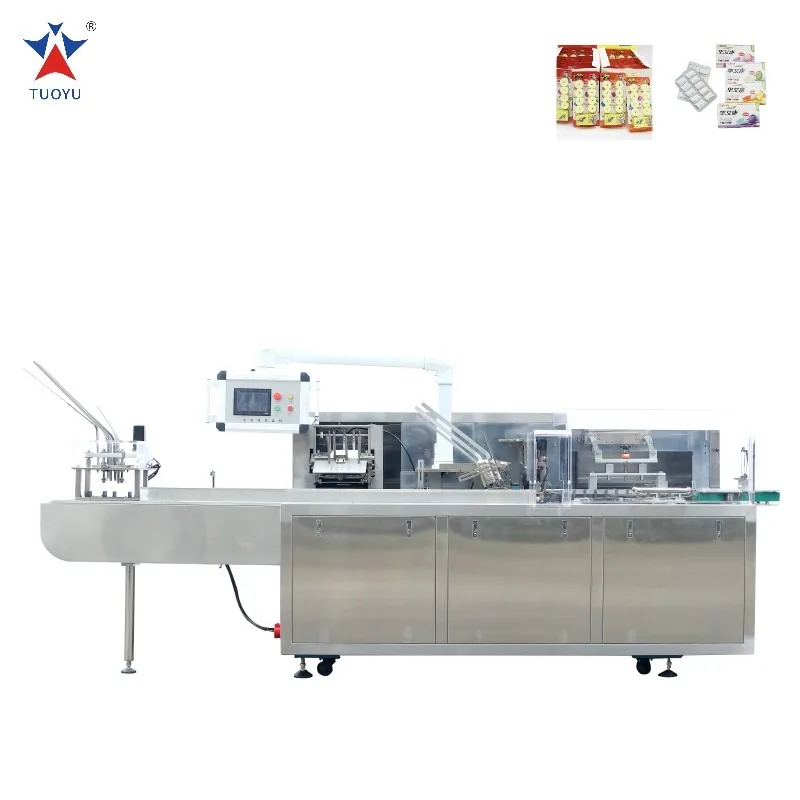 Fully automatic chewing gum vitamin C blister plate cartoning machine