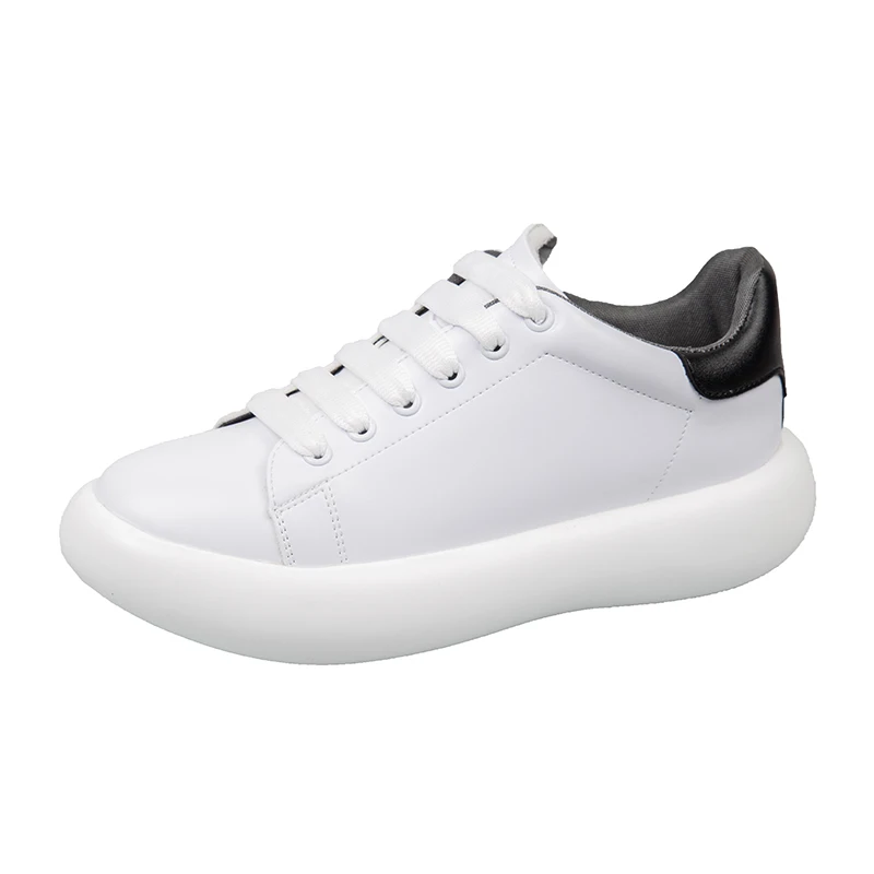 YT New white shoes women's thick bottom lace-up sports shoes women's fashion sneakers, Picture
YT New white shoes women's thick bottom lace-up sports shoes women's fashion sneakers, Picture