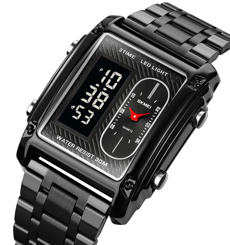 mens stainless steel strap wrist watch 3ATM waterproof alloy digital watch Skmei 1868
mens stainless steel strap wrist watch 3ATM waterproof alloy digital watch Skmei 1868