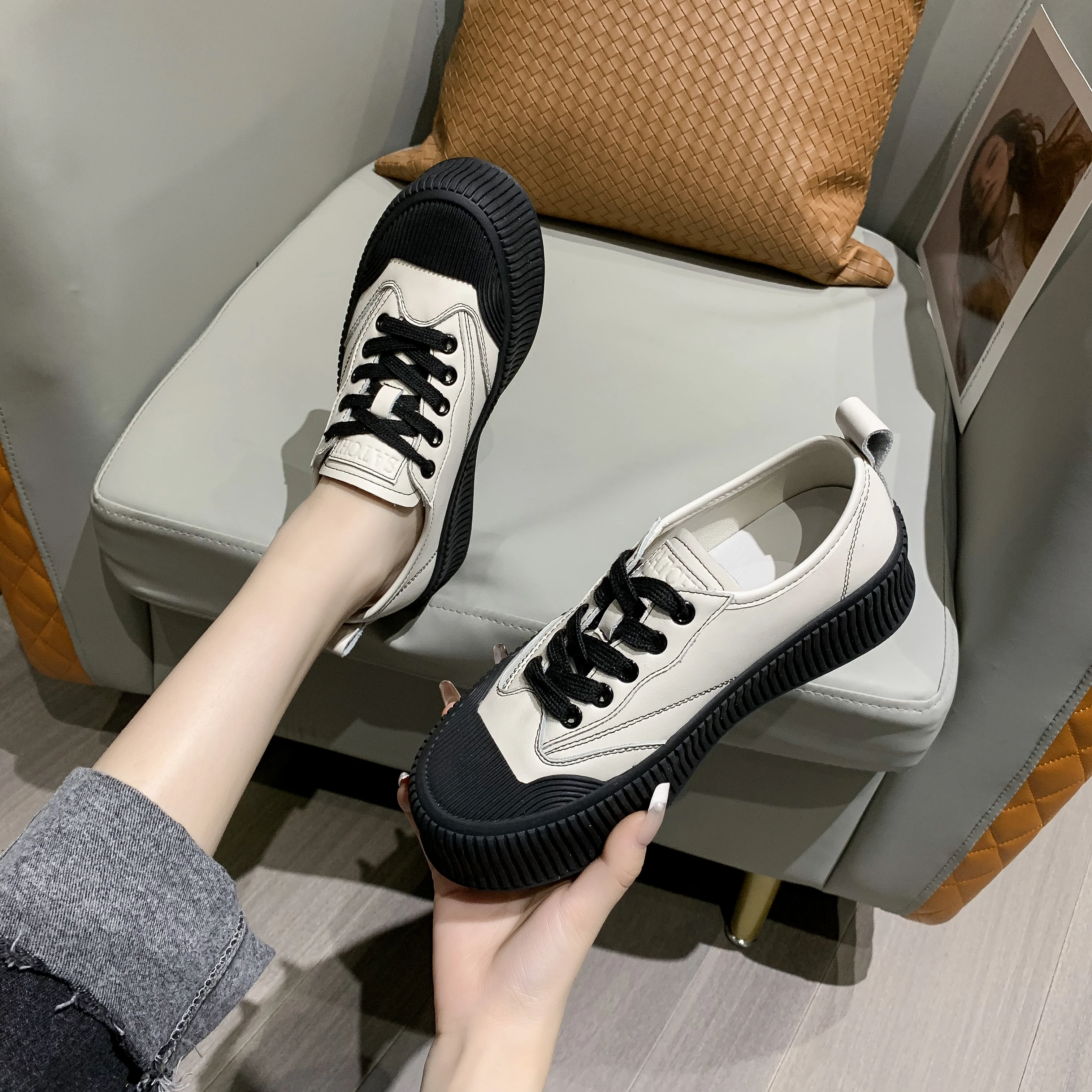 2021 New Style Fashion Casual Shoes Women platform Sneakers white PU shoes for Girl's
2021 New Style Fashion Casual Shoes Women platform Sneakers white PU shoes for Girl's