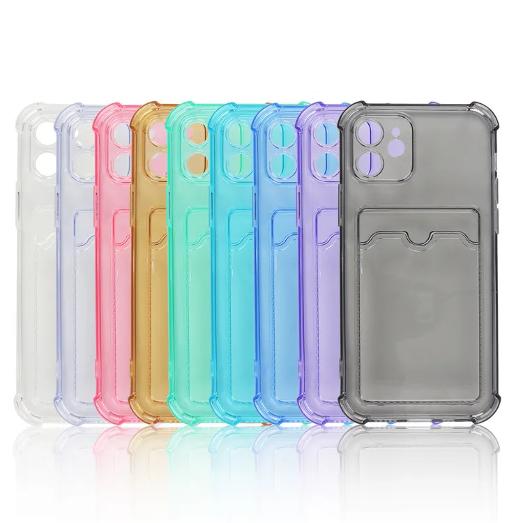 1.5MM TPU Precision Hole Clear Card Holder New Wallet Phone Case for Samsung A21 For Iphone 13 13 Pro max Transparent case
1.5MM TPU Precision Hole Clear Card Holder New Wallet Phone Case for Samsung A21 For Iphone 13 13 Pro max Transparent case