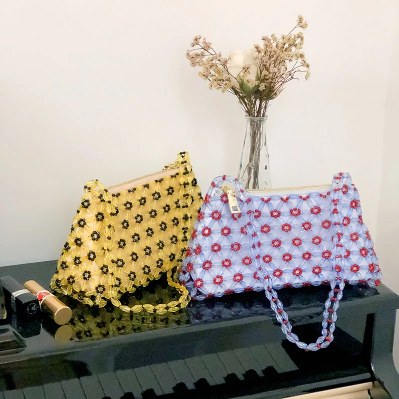 Handmade Flower Beaded Retro Shoulder Bag Trendy Bags For Ladies Purses and Handbags With Colored Flowers
Handmade Flower Beaded Retro Shoulder Bag Trendy Bags For Ladies Purses and Handbags With Colored Flowers