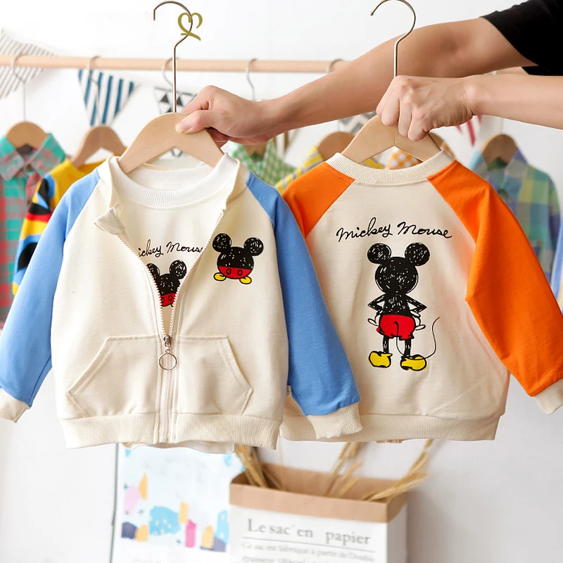 Boys Autumn Jackets New Baby Cartoon Splicing Sleeves Children's Jackets for Boys and Girls Autumn Fashion Jackets
Boys Autumn Jackets New Baby Cartoon Splicing Sleeves Children's Jackets for Boys and Girls Autumn Fashion Jackets