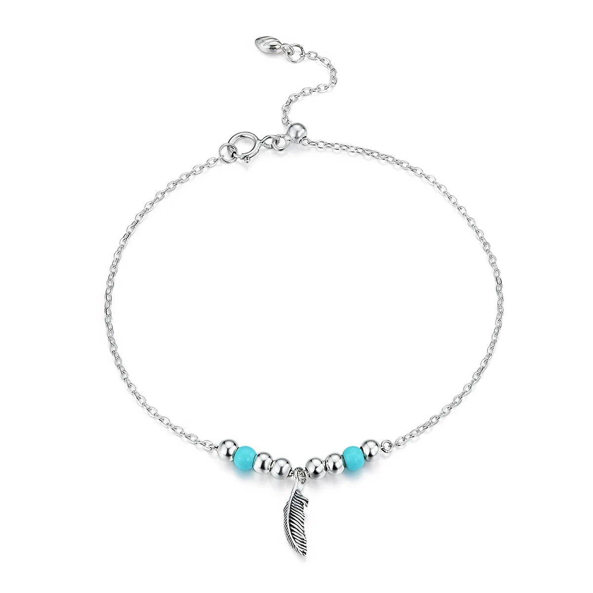BAMOER Bohemia Style Feather Silver Chain Bracelet for Women 925 Sterling Silver Jewelry Boho Style Female Accessory SCB181
BAMOER Bohemia Style Feather Silver Chain Bracelet for Women 925 Sterling Silver Jewelry Boho Style Female Accessory SCB181