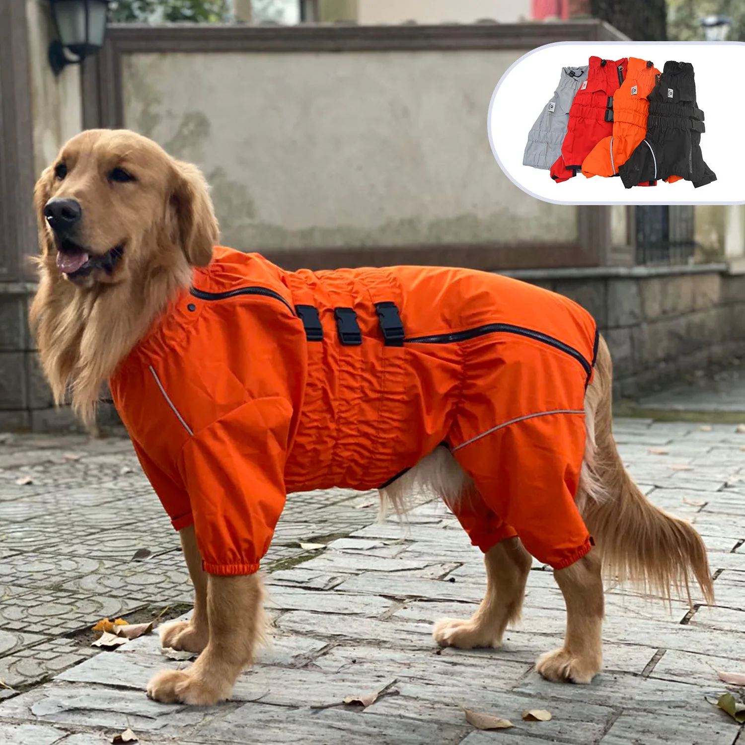 Windproof Pet Raincoat Clothes Plaid Dog Clothes Waterproof Breathable Dog Winter Jacket Coat, Picture
Windproof Pet Raincoat Clothes Plaid Dog Clothes Waterproof Breathable Dog Winter Jacket Coat, Picture