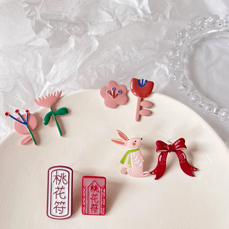 Fun Cute Cartoon Drip Glaze Animal Rabbit Jewelry Earrings For Kids Bow Flower Earrings 2021, Like picture
Fun Cute Cartoon Drip Glaze Animal Rabbit Jewelry Earrings For Kids Bow Flower Earrings 2021, Like picture