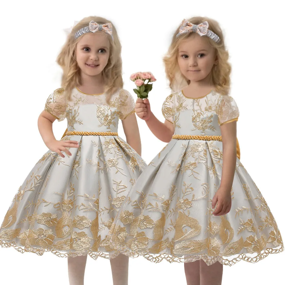 Amazon hot sale baby princess dress baby dress bowknot good quality baby dress with lace 7933
Amazon hot sale baby princess dress baby dress bowknot good quality baby dress with lace 7933