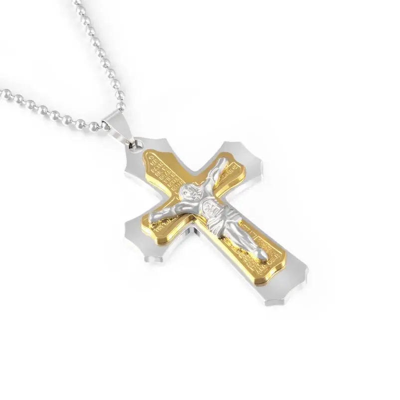 2021 Multilayer Cross Jesus Christ Pendant Necklace Byzantine Heavy Men Jewelry Gift Domineering Personality
2021 Multilayer Cross Jesus Christ Pendant Necklace Byzantine Heavy Men Jewelry Gift Domineering Personality