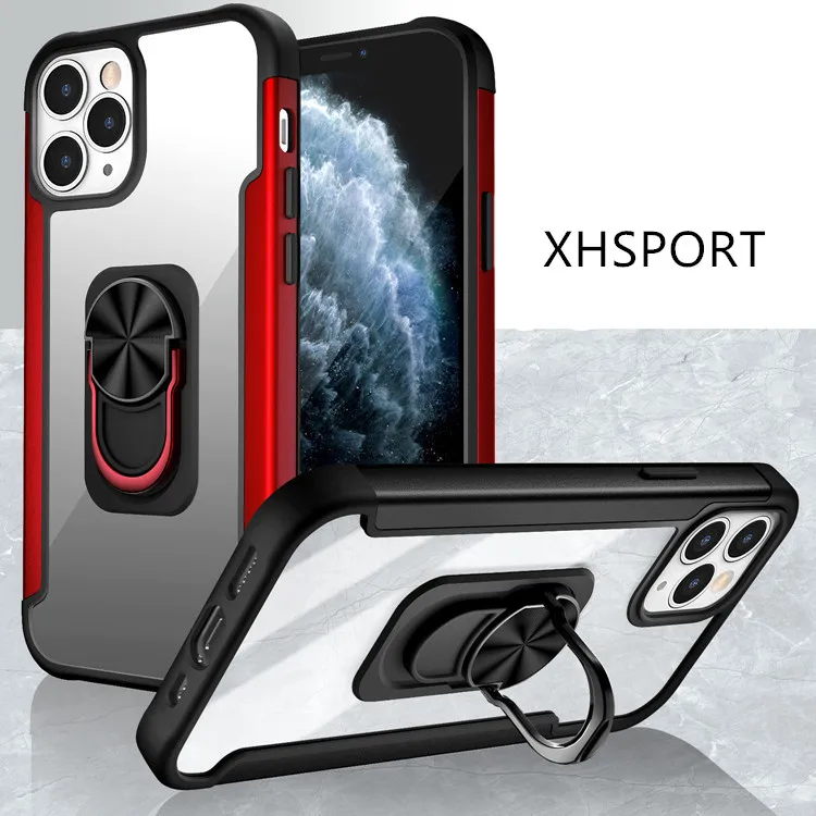 Acrylic aluminum alloy 360 ring stand transparent hard phone case cover for iPhone 11 12 pro max
Acrylic aluminum alloy 360 ring stand transparent hard phone case cover for iPhone 11 12 pro max