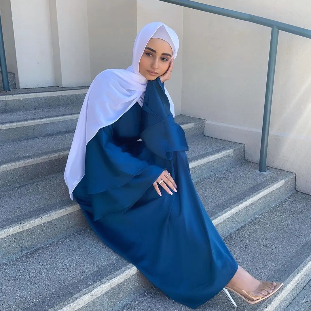 High Quality Modest Satin Abaya Dress Long Sleeve Satin Solid Color Maxi Dress, Beige/red/gray/navy/customized
High Quality Modest Satin Abaya Dress Long Sleeve Satin Solid Color Maxi Dress, Beige/red/gray/navy/customized