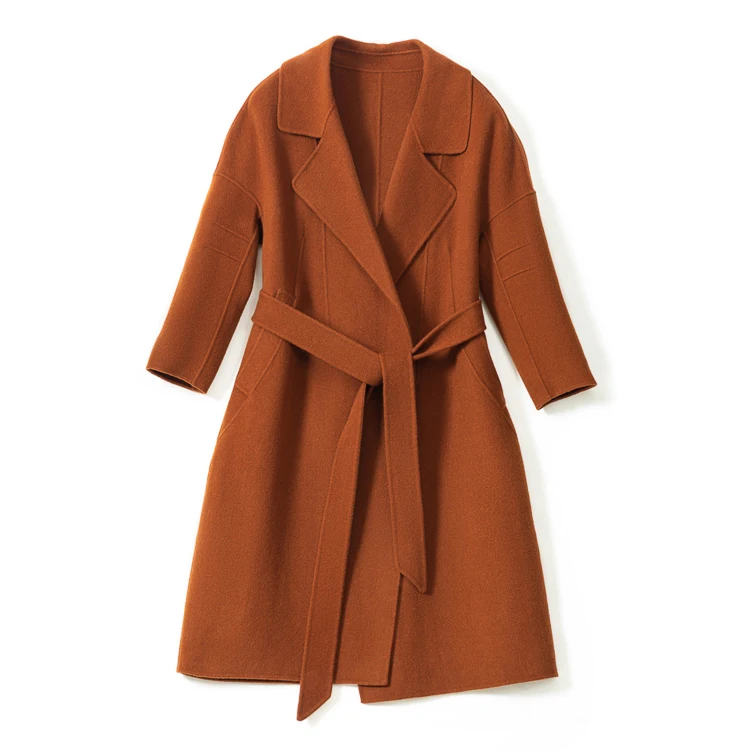 Elegant Style fashion long Hand-stitched double sided women ladies cashmere coat for girl
Elegant Style fashion long Hand-stitched double sided women ladies cashmere coat for girl