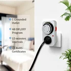 24-Hours Daily Mechanical Timer Electrical Socket Light Switch Plug Timer
