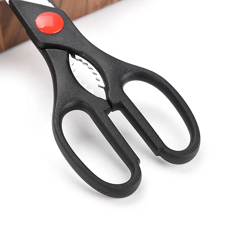 Household herb scissor multi-used stainless steel vegetable cutting scissor shear