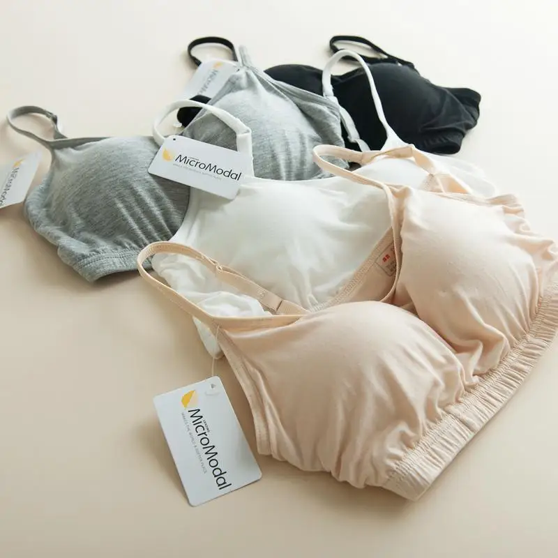 Modal non-steel ring underwear integrated with chest pad suspenders vest bra sports underwear tube top short vest
Modal non-steel ring underwear integrated with chest pad suspenders vest bra sports underwear tube top short vest
