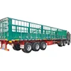 Juwang 3 Axles Pig Transport Horse Carriage China Supplier Fence Semi Trailer To Transport Animals