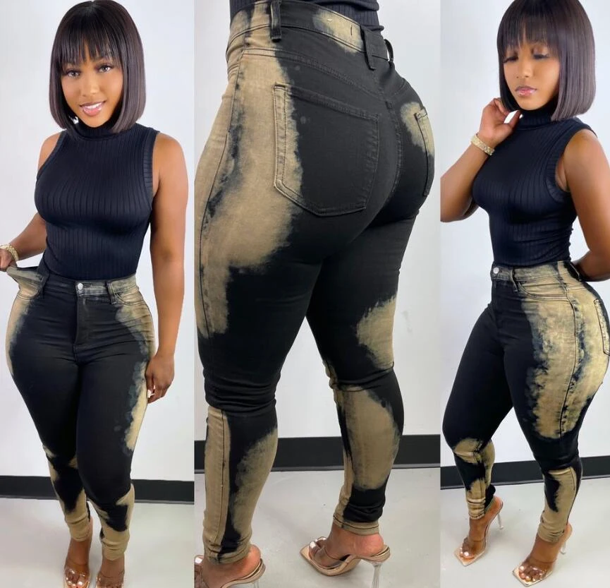 2022 New Fashion Black Tie and Dye Straight Jeans Women High Waist One Button Casual Denim Long Pants Ladies Good Stretch Jeans
2022 New Fashion Black Tie and Dye Straight Jeans Women High Waist One Button Casual Denim Long Pants Ladies Good Stretch Jeans