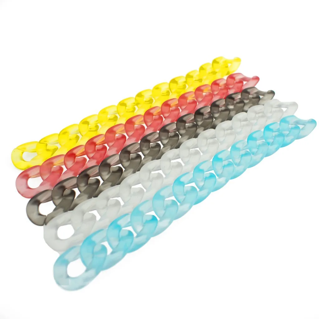 REWIN Wholesale Colorful Clear Transparent Chain Acrylic Necklace Facemask Holder Phone Accessories Charm Chain, 11 colors in stock
REWIN Wholesale Colorful Clear Transparent Chain Acrylic Necklace Facemask Holder Phone Accessories Charm Chain, 11 colors in stock