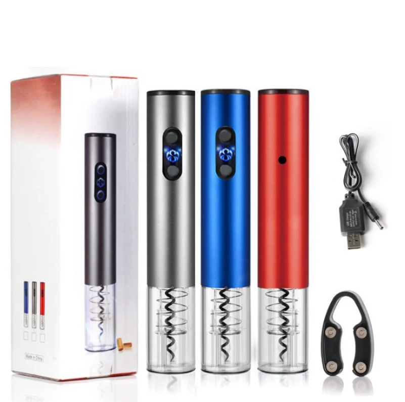 Amazon hot sale electric wine opener corkscrew wine bottle opener with color box, Silver
Amazon hot sale electric wine opener corkscrew wine bottle opener with color box, Silver