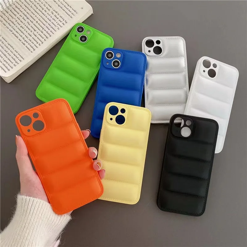 Hot Sale Fashion Down Cotton Jacket Design Phone Case for iPhone 13 Creative Solid Colors Cover for iPhone 12/11/7/8/XR/X/XS/MAX, 7 colors
Hot Sale Fashion Down Cotton Jacket Design Phone Case for iPhone 13 Creative Solid Colors Cover for iPhone 12/11/7/8/XR/X/XS/MAX, 7 colors