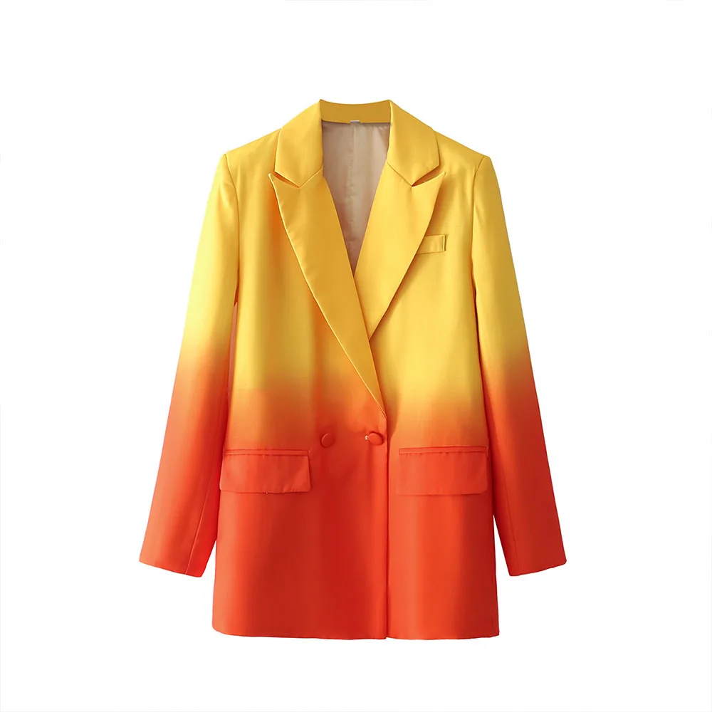 Za Women jacket 2021 Fashion Double Breasted Positioning printing Blazer Coat Vintage Long Sleeve Pockets Female Outerwear
Za Women jacket 2021 Fashion Double Breasted Positioning printing Blazer Coat Vintage Long Sleeve Pockets Female Outerwear