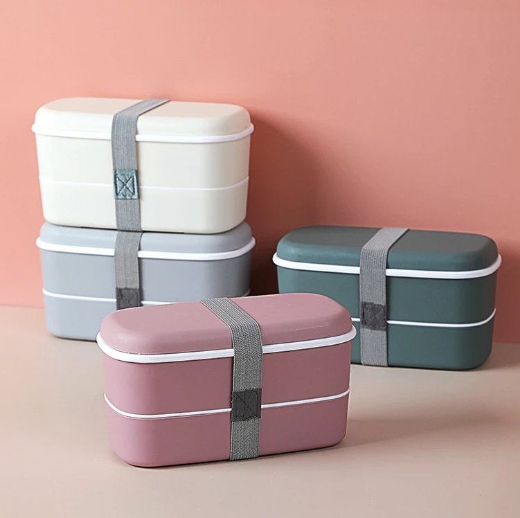 

Microwave household plastic container food eco friendly compartment lunch box take away lunch packing boxes for kids