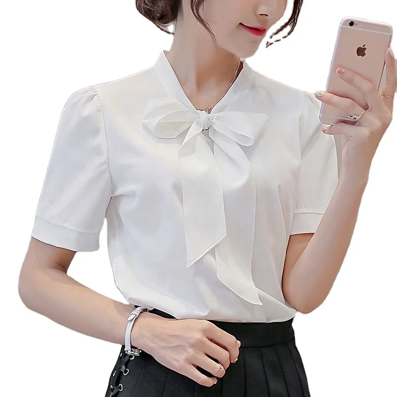 TongRui 2021 Korean style Summer Women's Short Sleeve Blouse Chiffon Shirt Plus Size Office Ladies Work Top Women Clothing
TongRui 2021 Korean style Summer Women's Short Sleeve Blouse Chiffon Shirt Plus Size Office Ladies Work Top Women Clothing