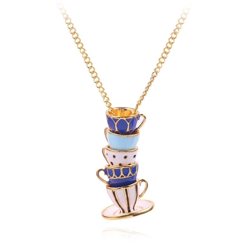 Fashion Jewelry Wholesale Enameled Tea Cup Style Long Necklace Sweater Chain, Picture color
Fashion Jewelry Wholesale Enameled Tea Cup Style Long Necklace Sweater Chain, Picture color
