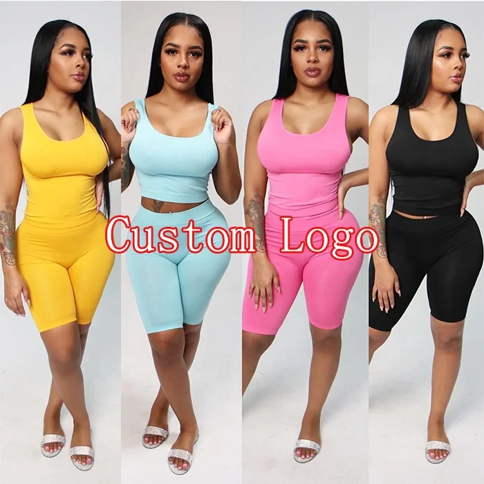 Custom Logo 2021Short Pants Sets For Women Summer Crop Top 2 Piece Women Short Set Clothing
Custom Logo 2021Short Pants Sets For Women Summer Crop Top 2 Piece Women Short Set Clothing
