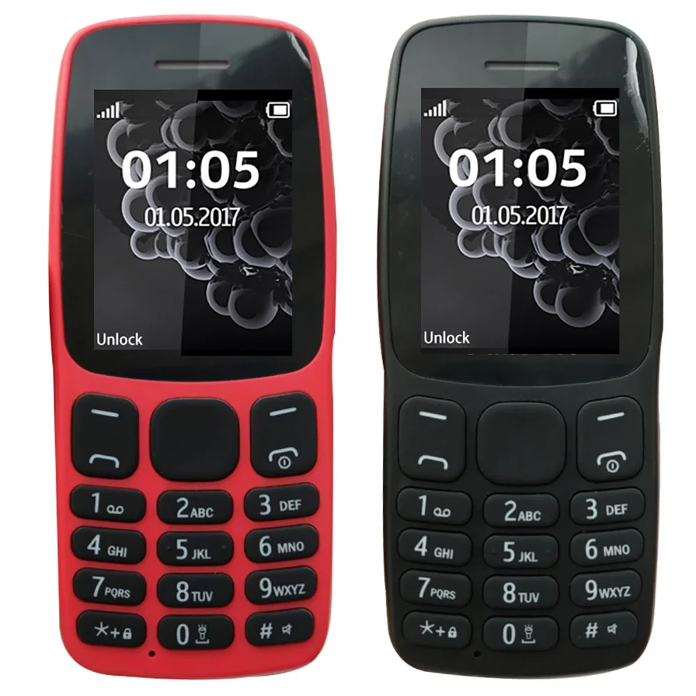 

Stock Lot 1.77 Inch Screen Dual SIM Feature Phone Low Price ECON 106 wholesale mobile phone cheapest phone, Black, blue, red