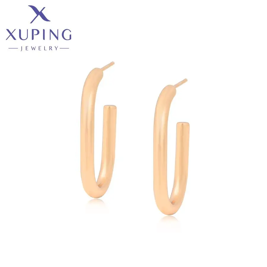 A00859222 XUPING Jewelry Wholesale Minimalist Ladies 18K Gold Plated Copper Jewelry Fashion Hoop Huggie Earrings
A00859222 XUPING Jewelry Wholesale Minimalist Ladies 18K Gold Plated Copper Jewelry Fashion Hoop Huggie Earrings
