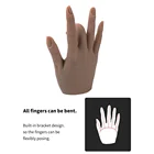 Fake Hand Top Selling Silicone For Nails Manicure Training Finger Trainer Fake Nail Practice Hand