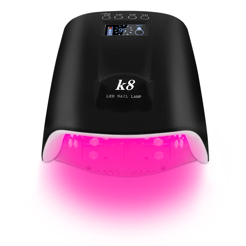 60W UV curing lamp nail cordless gel lamp rechargeable UV LED nail lam lead lamp nail (black)
60W UV curing lamp nail cordless gel lamp rechargeable UV LED nail lam lead lamp nail (black)