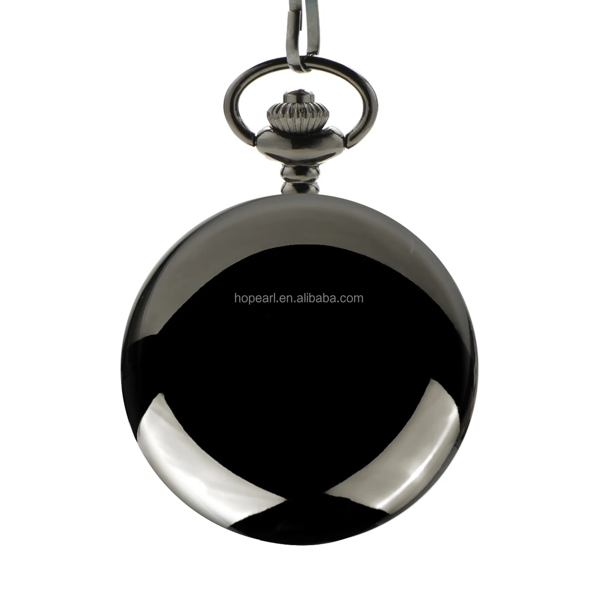 WAH848 Blue Roman Numerals Black Classic Smooth Surface Mechanical Plain Pocket Watch
WAH848 Blue Roman Numerals Black Classic Smooth Surface Mechanical Plain Pocket Watch