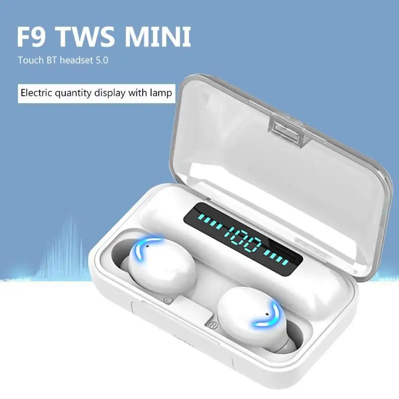 Hot sale low price f9 5c tws 5.0 touch waterproof mini LED display sports wireless earbuds earphone headphones
Hot sale low price f9 5c tws 5.0 touch waterproof mini LED display sports wireless earbuds earphone headphones