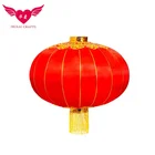 Outdoor Hanging Waterproof Red Silk Lanterns For Chinese New Year Festival