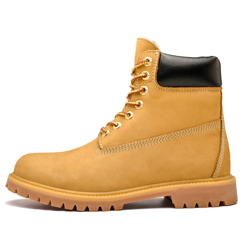 Original High Quality Men's Boots Gold Boots High Top Leather Martens Boots Round Toe, Yellow
Original High Quality Men's Boots Gold Boots High Top Leather Martens Boots Round Toe, Yellow