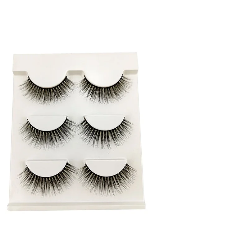 Factory wholesale 3D three pairs of natural soft false eyelashes thick curled eyelashes, Black color
Factory wholesale 3D three pairs of natural soft false eyelashes thick curled eyelashes, Black color