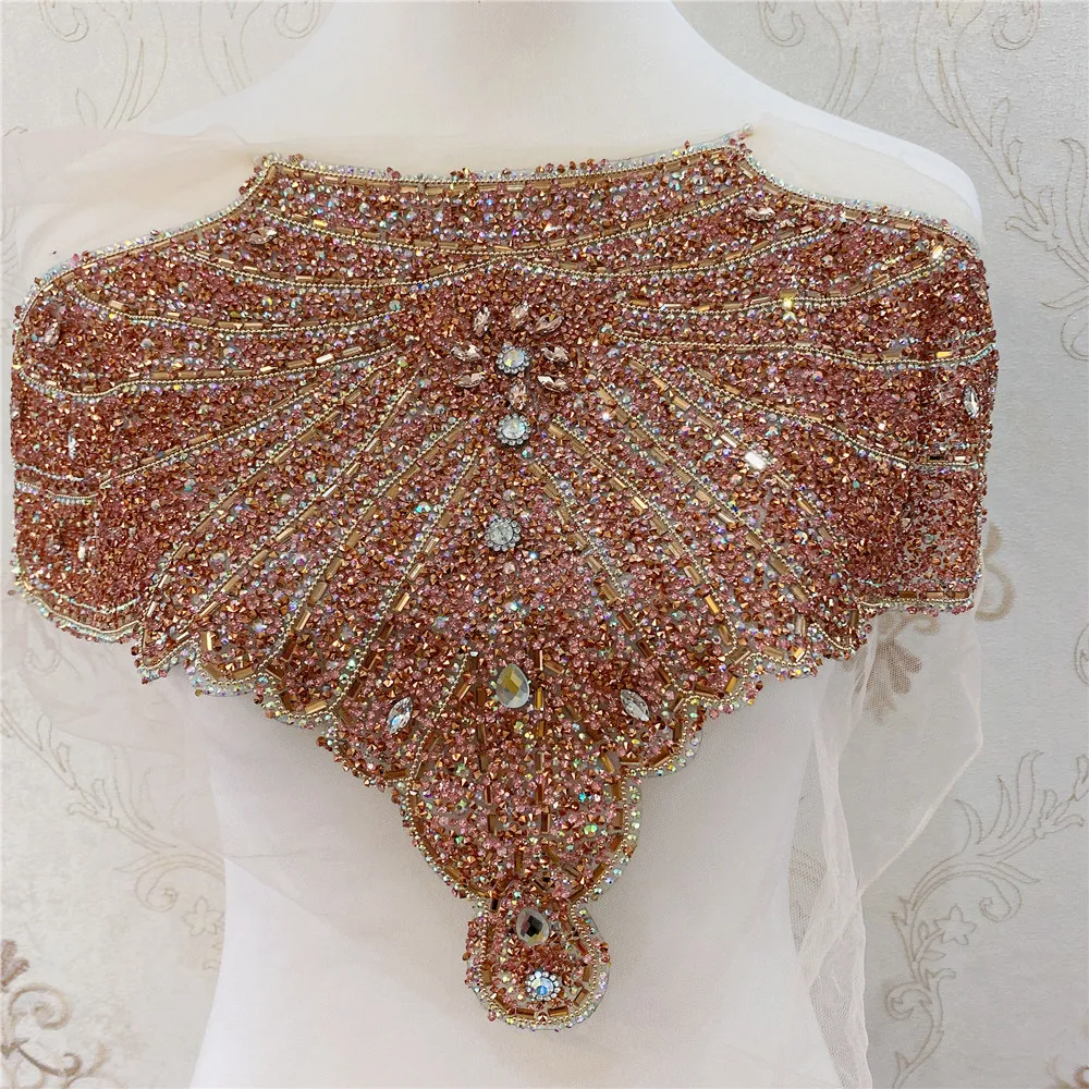 New Women Collar Elegant Lady Royal Rose gold Lace False Crystal beaded rhinestone Collars
New Women Collar Elegant Lady Royal Rose gold Lace False Crystal beaded rhinestone Collars