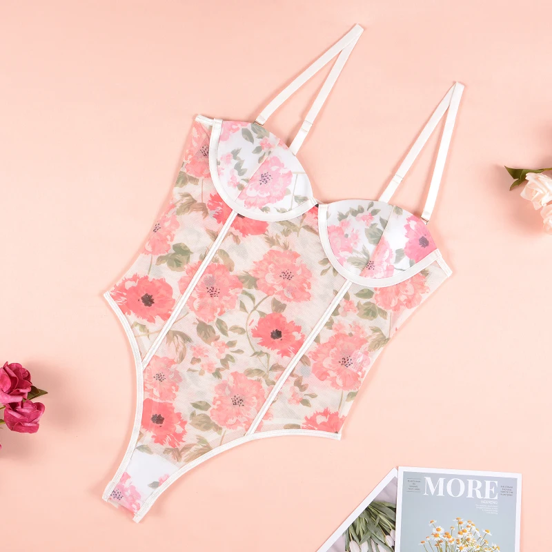 New Fashion Mesh Transparent printing women underware bodysuits jumpsuit for women lingerie
New Fashion Mesh Transparent printing women underware bodysuits jumpsuit for women lingerie