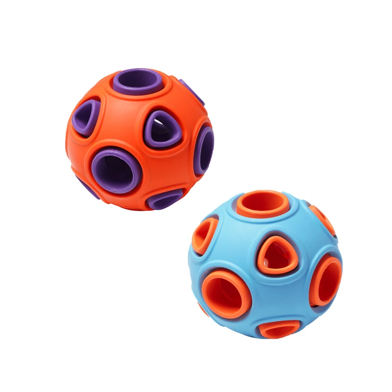 Soft Rubber Pet Feeder Tooth Cleaning Ball Toy IQ Training Ball Dog Chew Toy, 2 colors
Soft Rubber Pet Feeder Tooth Cleaning Ball Toy IQ Training Ball Dog Chew Toy, 2 colors