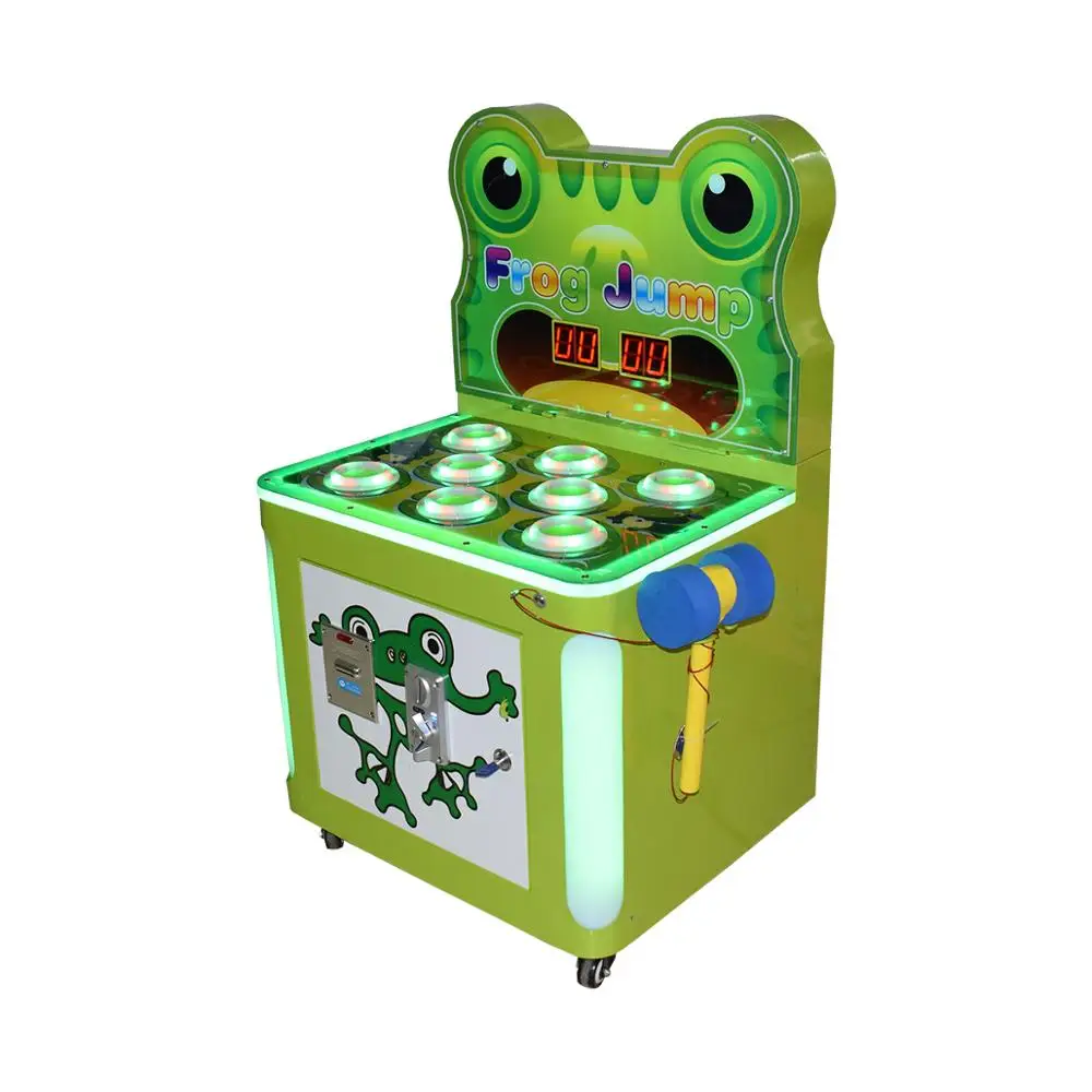 coin operated games Whac-A-Mole game machine hammer hit frog lottery jump frog game machine, Green
coin operated games Whac-A-Mole game machine hammer hit frog lottery jump frog game machine, Green