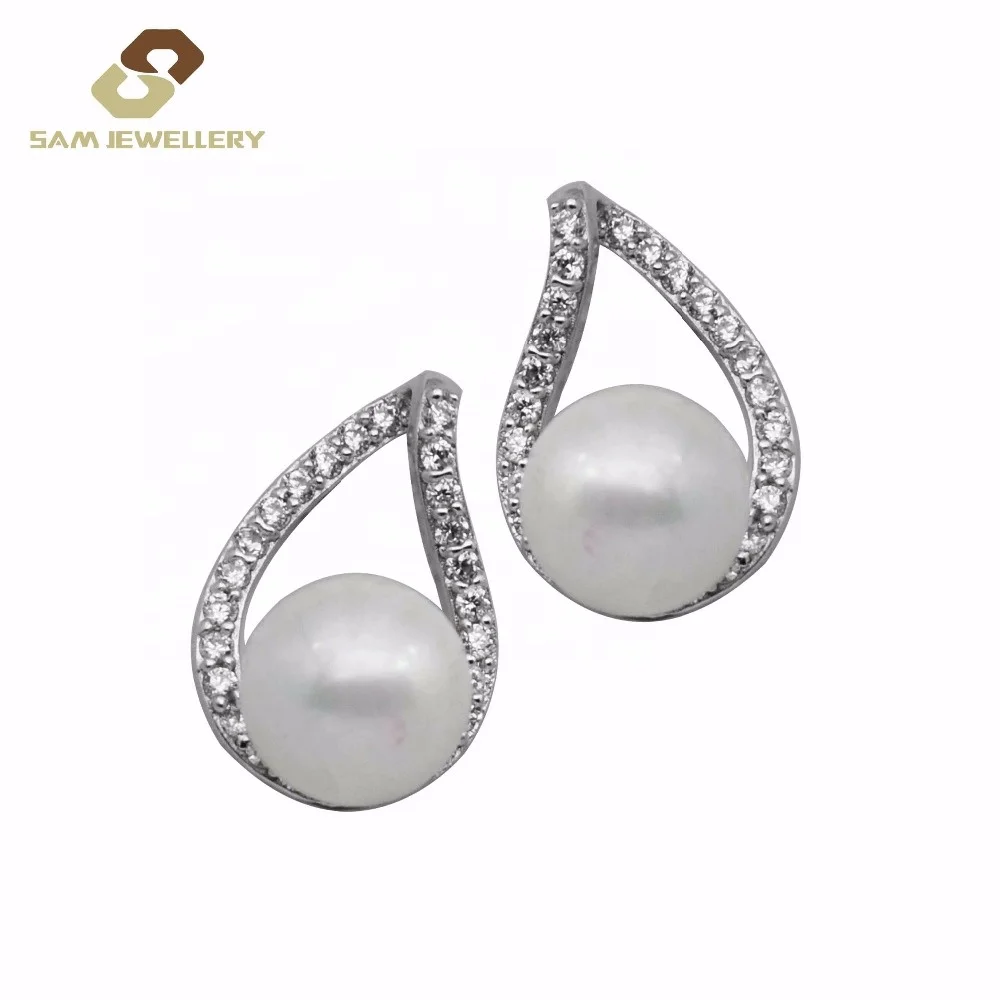 Vintage June Birthstone Sterling Silver Women's Cultured Pearl Engagement Stud Earrings Jewelry, Colors
Vintage June Birthstone Sterling Silver Women's Cultured Pearl Engagement Stud Earrings Jewelry, Colors