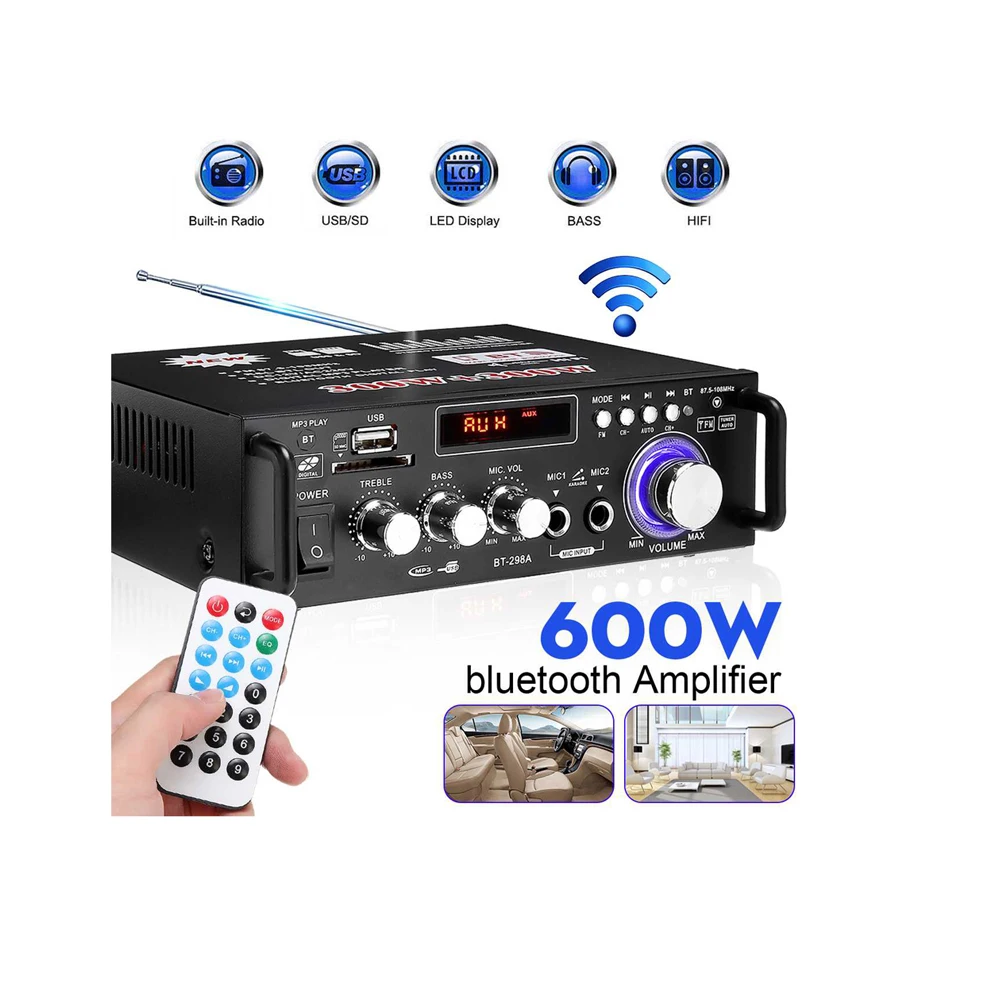 High quality 600W Mini Audio HiF Power Digital Usb Amplifier is suitable for Car Home
High quality 600W Mini Audio HiF Power Digital Usb Amplifier is suitable for Car Home