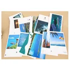 Luxury custom print size 4x6 colorful postcard printing