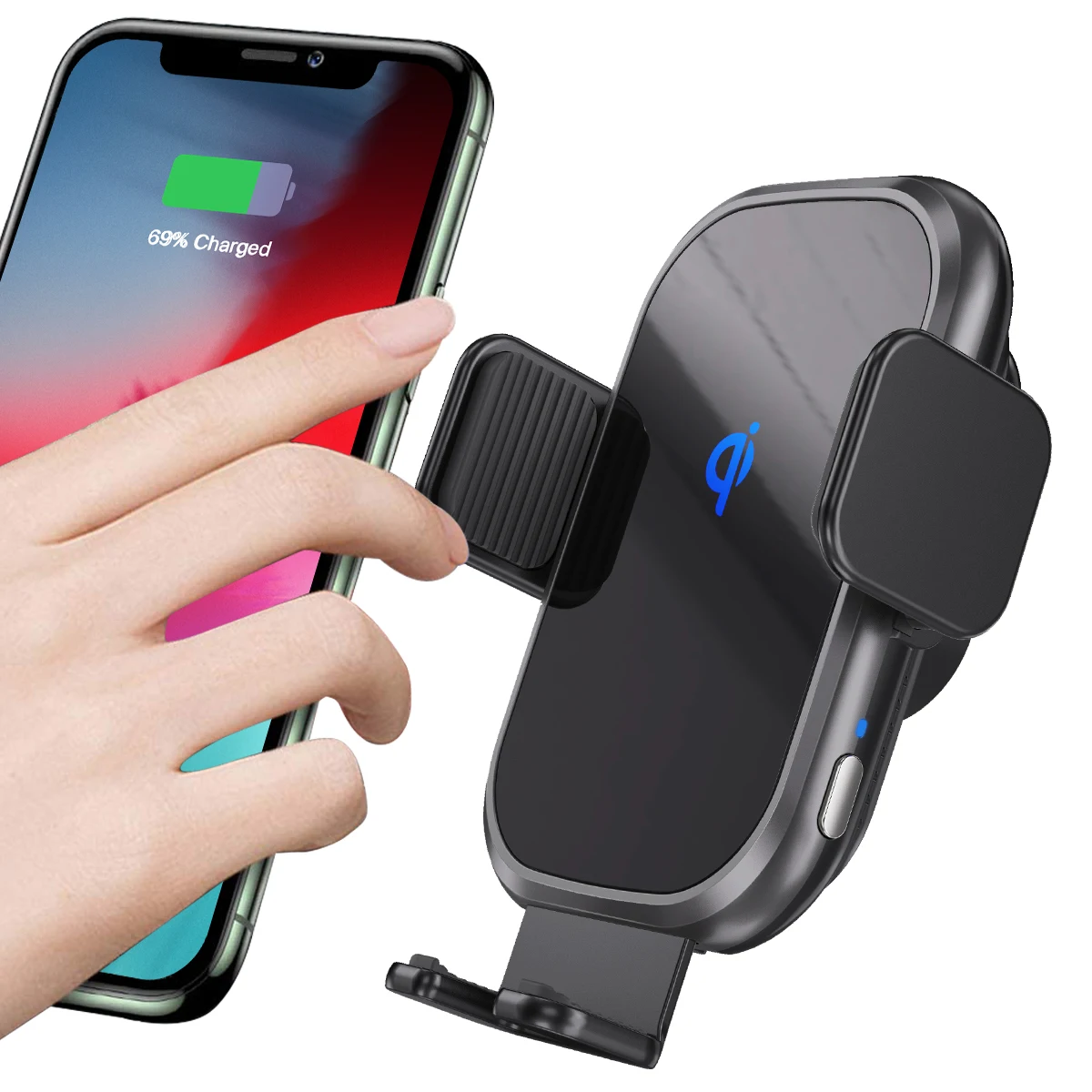 KC KCC Automatic wireless charger car holder smart sensor car wireless charger car charger for mobile phone
KC KCC Automatic wireless charger car holder smart sensor car wireless charger car charger for mobile phone