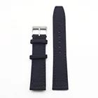 JUELONG 2 Pcs Nylon Leather Watch Strap Sailcloth Quick Release Watch Band