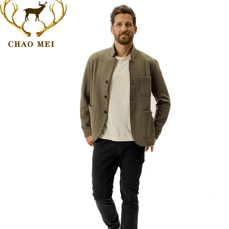 High Quality Wool Tailored Fit Coat Casual Rough Selvedge Jacket Mens Felted Chore Coat
High Quality Wool Tailored Fit Coat Casual Rough Selvedge Jacket Mens Felted Chore Coat