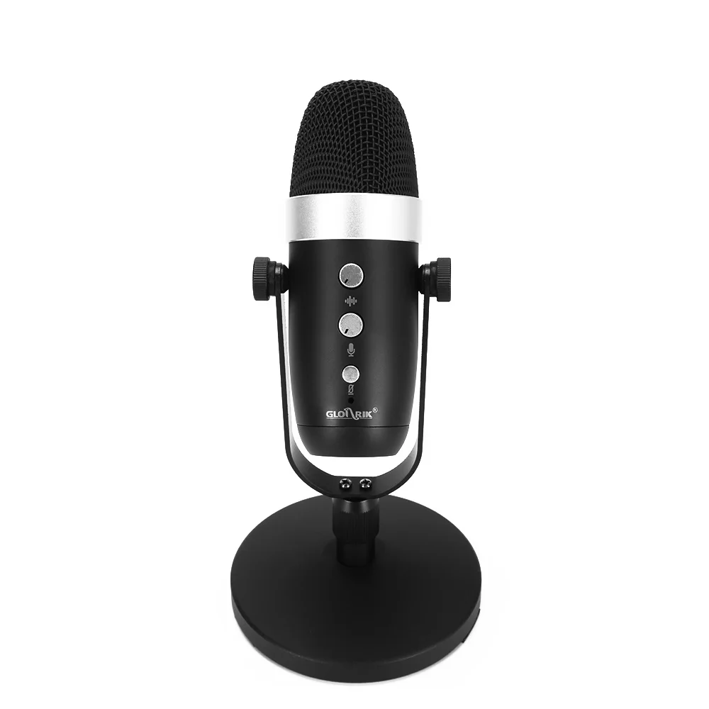 China factory sale premium condenser cardioid wired usb microphone for home recording, Black
China factory sale premium condenser cardioid wired usb microphone for home recording, Black