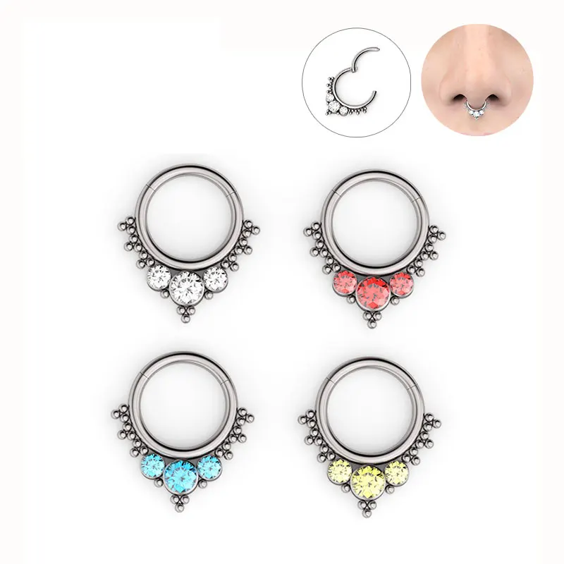 2020 New Product G23 Titanium Bezel Set Cubic Zircon Hinged Earring Nose Ring Body Piercing Jewelry
2020 New Product G23 Titanium Bezel Set Cubic Zircon Hinged Earring Nose Ring Body Piercing Jewelry