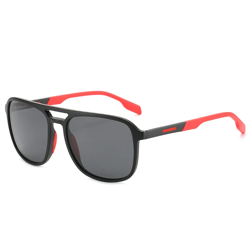 New 2021 Double bridge design TR frame Men's shade Polarized sports sunglasses, Custom colors
New 2021 Double bridge design TR frame Men's shade Polarized sports sunglasses, Custom colors